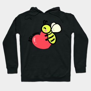 Cute valentine day, bee my valentine Hoodie